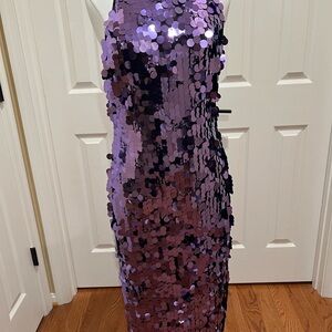 Simon Miller Sequined Cutout Sleeveless Dress